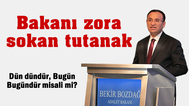 Bakanı zora sokan tutanak