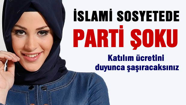 'Başörtülü bacıların' dansözlü partisinde şok