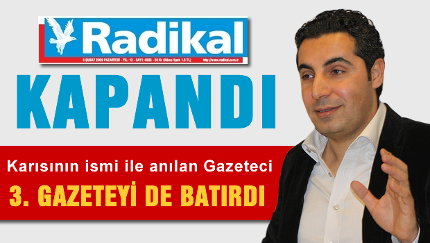Radikal gazetesi battı