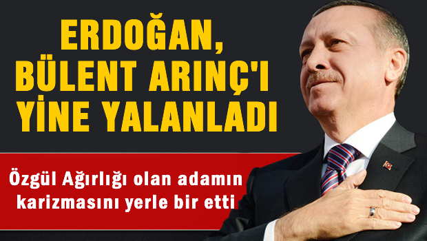 Başbakan, Bülent Arınç'ı yine yalanladı