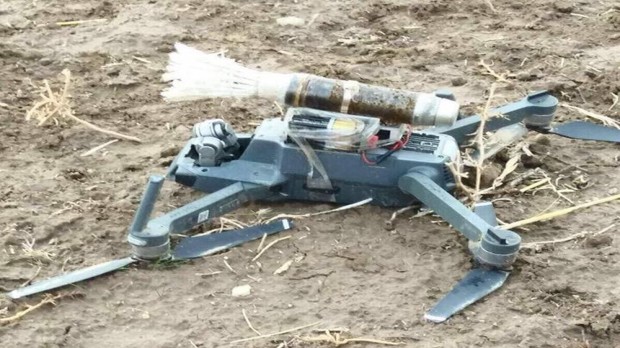 PKK'nın bombalı drone'u düşürüldü
