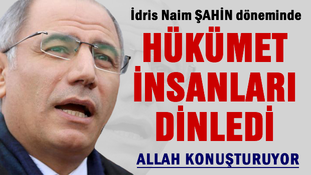 Efkan Ala İdris Naim Şahin dönemini eleştirdi