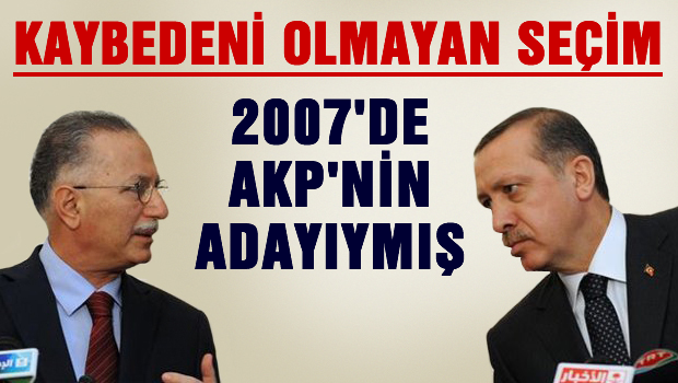 AKP'nin de adayıymış