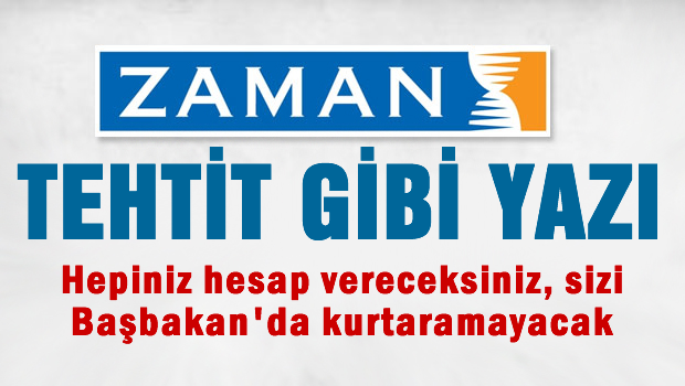 Başbakan fani, Hepiniz hesap vereceksiniz