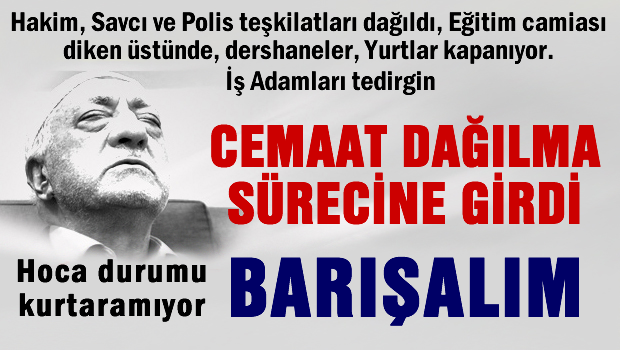 Gülen'den 'barışalım' mesajı!