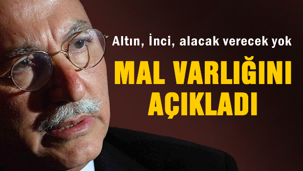 Ekmeleddin İhsanoğlu, mal beyanında bulundu