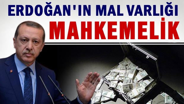 Erdoğan'ın mal varlığı mahkemelik