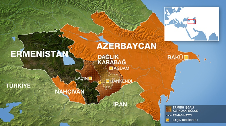Ermenilere Dağlık Karabağ tepkisi