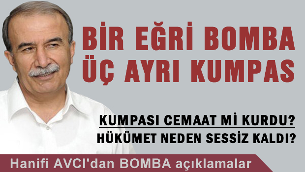 1 eğri bomba 3 ayrı kumpas