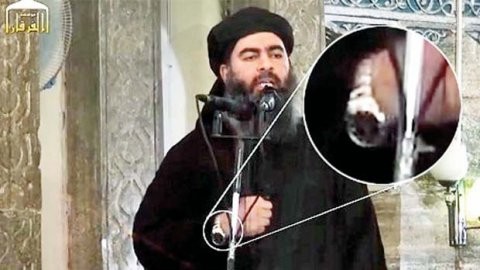 Sözde 'halife' milyon dolarlık saat takıyor