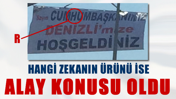 Pankarttaki harf hatası sosyal medyayı salladı