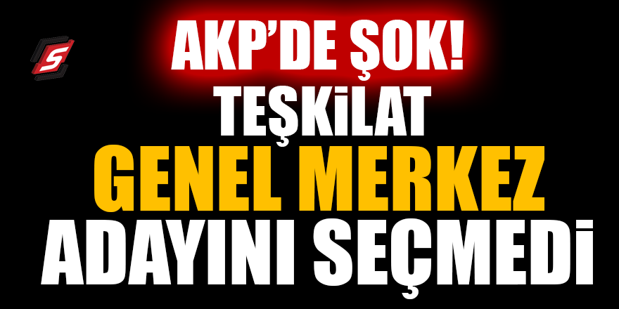 AKP'ye kongre şoku
