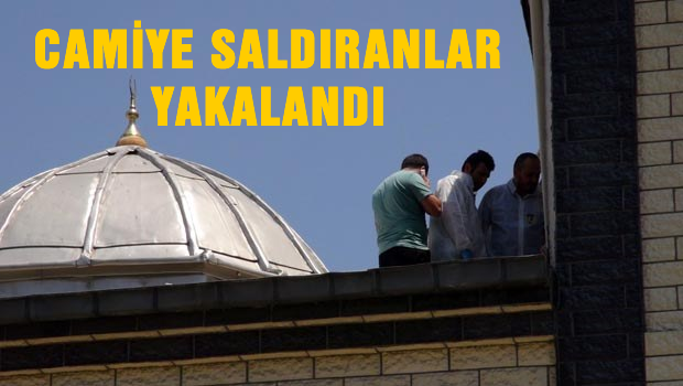 Camiye saldırıda iki kişi yakalandı