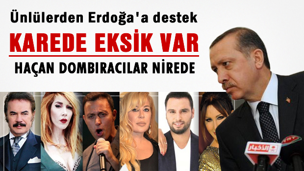 Ünlü isimden Erdoğan'a destek