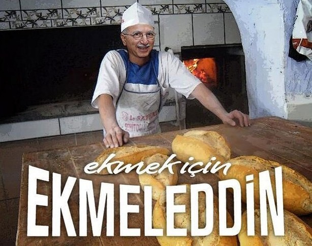 'Ekmek için Ekmeleddin' sosyal medyayı salladı