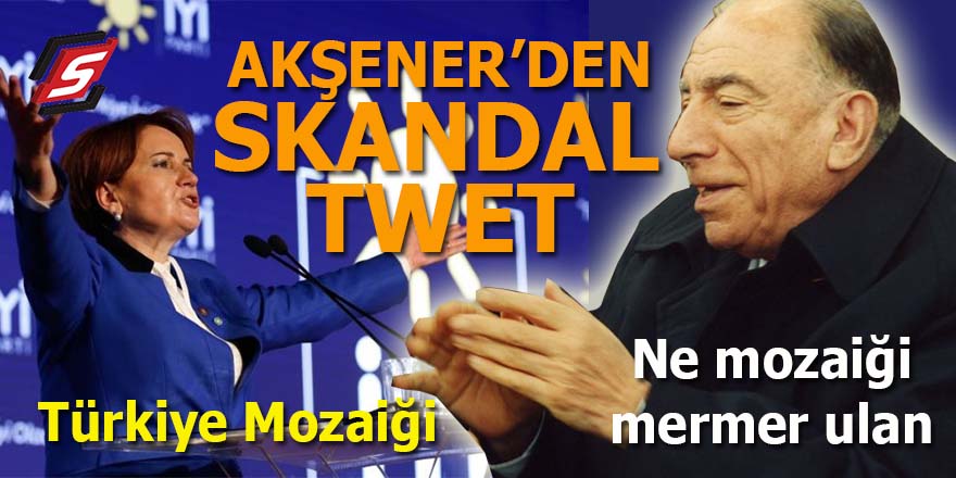 Meral Akşener'den skandal "Türkiye mozaiği" tweti!