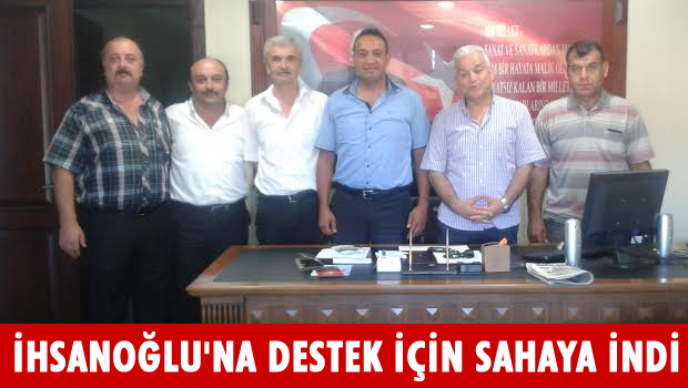 Çaycuma MHP İhsanoğlu'na destek için sahaya indi