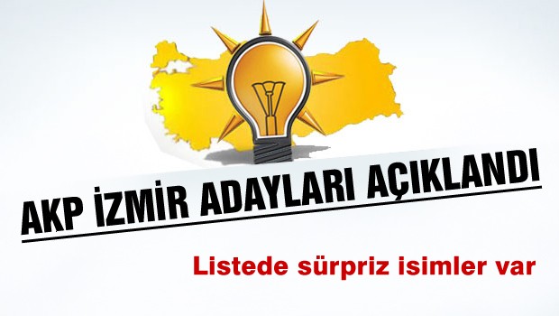 Ak Parti İzmir ilçe adayları açıklandı