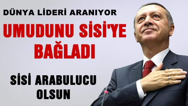 Erdoğan 'Sisi arabulucu olabilir'