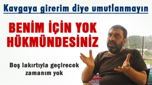 Umutlanmayın kavgaya girmeyeceğim, ben sinemayı yazacağım