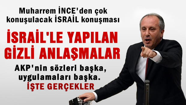 Muharrem İnce'den Çok Konuşulacak İsrail Konuşması!