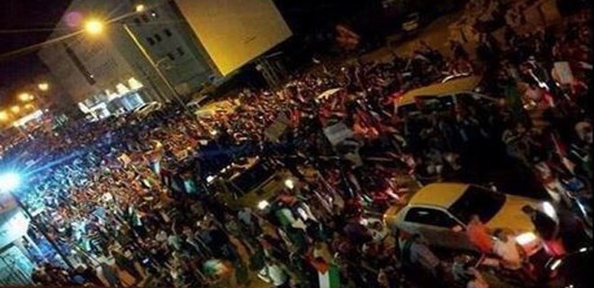 Filistin halkı ayaklandı