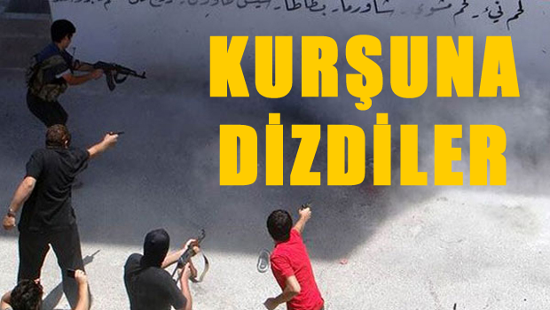 Suçlu buldukları iki kişi kurşuna dizdiler