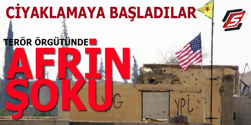 Terör örgütünde Afrin şoku: ABD bize yetişsin!