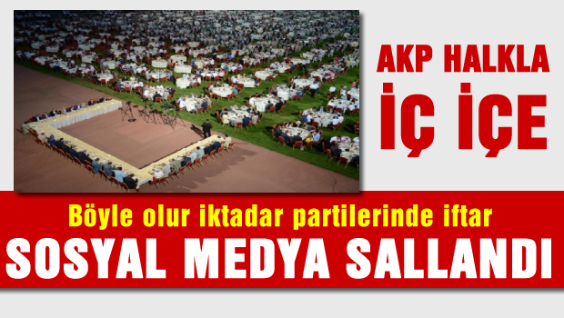 AKP Halkla iç içe işte resmi