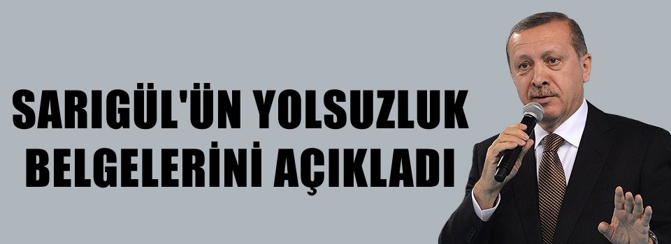 Erdoğan Sarıgül belgelerini açıkladı