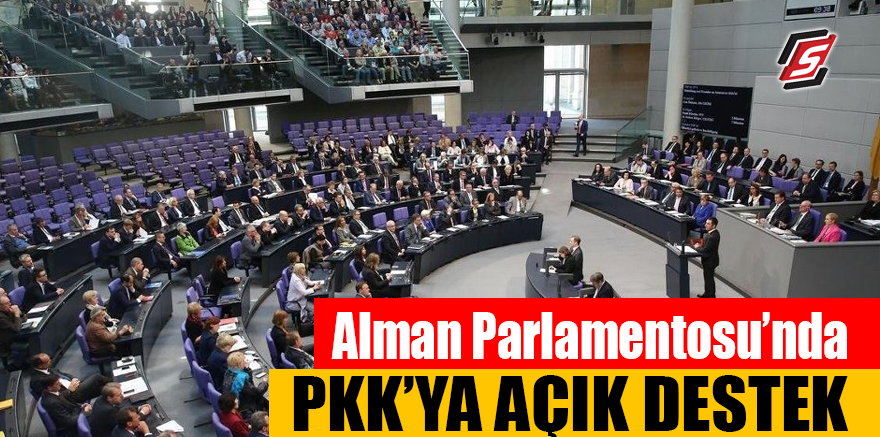 Alman Parlamentosu'nda PKK'ya açık destek