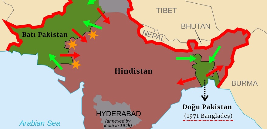 Hindistan ile Pakistan arasında savaş çıktı: 6 ölü