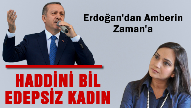 Erdoğan'dan Kadın Gazeteciye 'Haddini Bil Edepsiz Kadın'