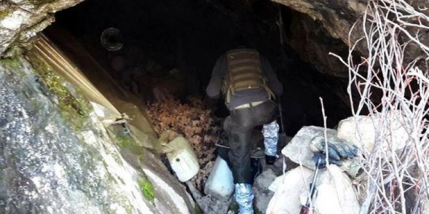 Teröristlere büyük şok! Yüzme havuzlu sığınak çökertildi