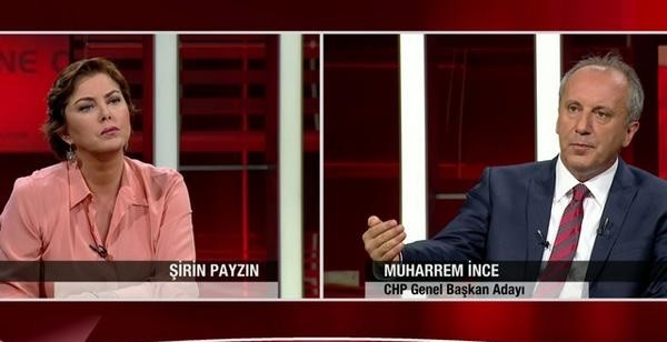 Muharrem İnce Köşk için o ismi önermiş