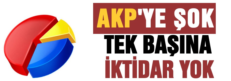 AKP tek başına iktidara gelemiyor!