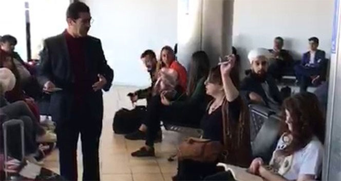 Sarıklı vatandaşa laik tepkisi!