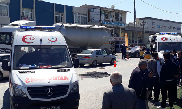 Avcılar’da feci kaza! Tanker kadını ezerek öldürdü!