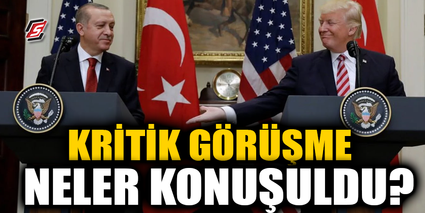 Cumhurbaşkanı Erdoğan ile Trump arasında flaş görüşme
