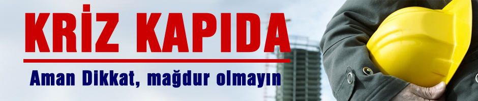 İnşaat sektöründe büyük kriz