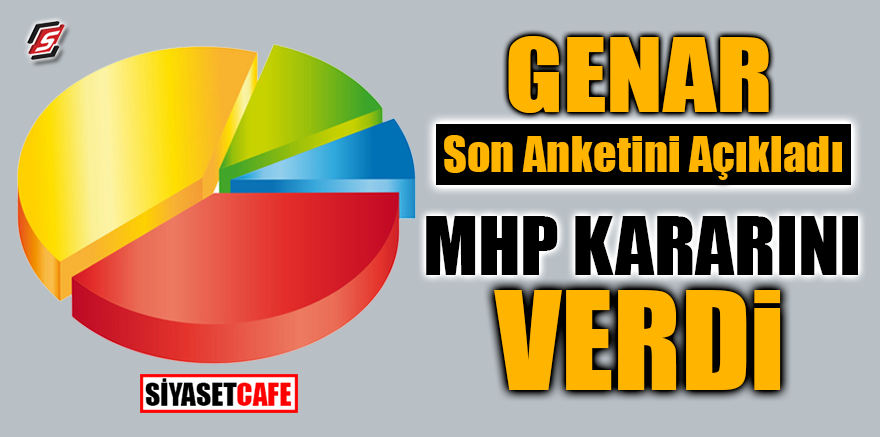 GENAR son anketini açıkladı! MHP kararını verdi