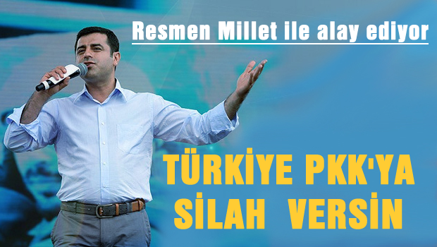 Türkiye PKK'ya silah versin