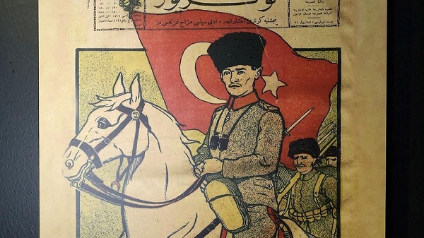 İlk defa sergilenen Atatürk karikatürleri