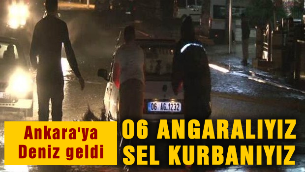 Ankara Sincan'da sel felaketi