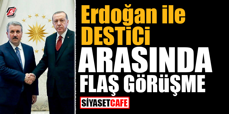 Erdoğan ile Destici arasında flaş görüşme! Neler konuşuldu?