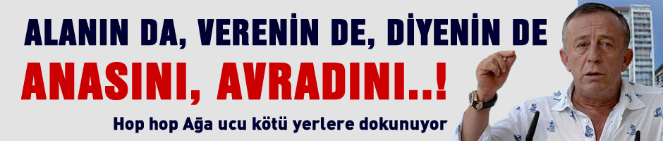 Alanın, verenin, diyenin anasını...!
