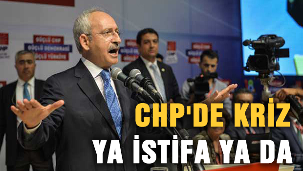 CHP PM'de kıriz çıktı! Ya istifa ya da