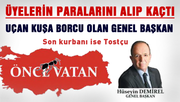 'Uçan kuşa borçlu' genel başkanı kayıp