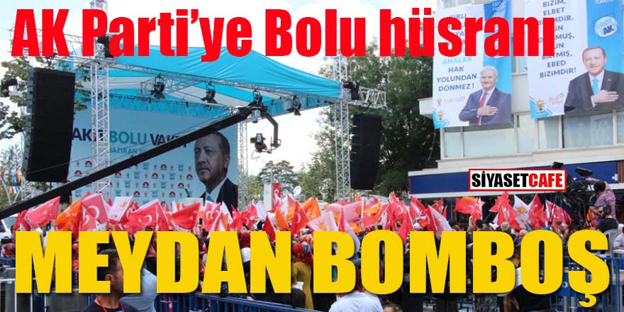 AK Parti’ye Bolu hüsranı