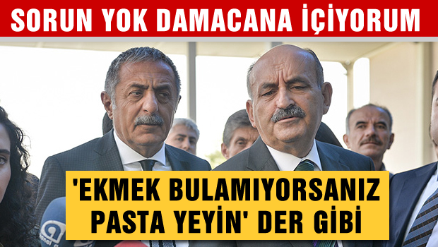 Bakan çok şaşırttı